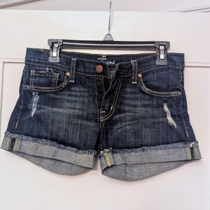 Fossil Women's Dark Wash Jean Shorts